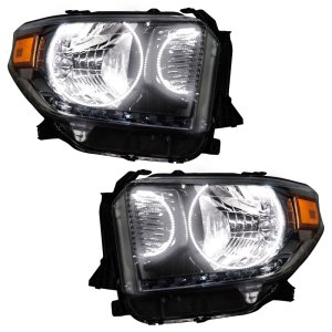 Toyota Tundra Headlight Assembly - ORACLE Lighting - Dual Halo Kit - ColorSHIFT w/ BC1 Controller - `14-`17